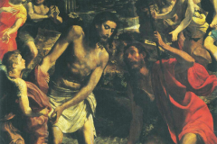 Michelangelo Anselmi (1491-1556), Battesimo di Cristo.