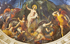 Particolare della Resurrezione di Guidotti