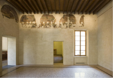 Parete sud della Sala delle lunette.