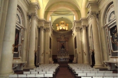 Veduta dell'interno: navata centrale.