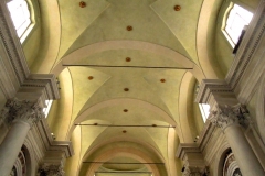 Veduta dell'interno: volte.