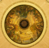 Cupola dell'Orlando furioso dipinta da A. Govi nel 1927