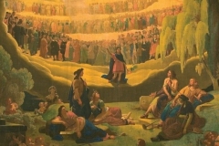 Sipario dipinto da Alfonso Chierici .